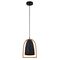 SWING: Ellipse with Wood Frame Pendant Lights
