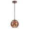 TUILE: Interior Small Embossed Tiled Iron Wine Glass Shape Pendant Lights