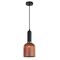 VINTAJ: Retro Interior Ellipse Shape Ribbed Glass Pendant Lights