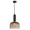 VINTAJ: Retro Interior Dome Shape Ribbed Glass Pendant Lights