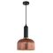 VINTAJ: Retro Interior Dome Shape Ribbed Glass Pendant Lights