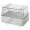 PVC Electrical Enclosure | IP56 Rated | Clear Lid for Easy Visibility | Grey Body | by Tobin