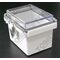 IP66 ABS Electrical Enclosure | Grey Body & Clear Hinged Lid | Durable & Robust | by Tobin