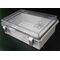 ABS Electrical Enclosure Box | IP66 Rated | Hinged Clear Lid | Grey Body | by Tobin