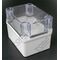 ABS Electrical Enclosure Box | IP66 Rated | Grey Body & Clear Screw Lid | by Tobin