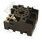 Relay Base Screwed Clamp 4 Pole | 11 Pin Octal Configuration | Secure Screwed Connections | Compatible with MKS4 Round Pin | by Tobin