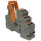Relay and Base Slimline 2 Pole 240VAC DPDT 8A | Space-Saving Design | 10A Current Rating | by Tobin