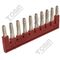 Plug In Bridge for UT ST PT Term | 10-Way Red | Durable Insulating Plastic | Reliable Electrical Connections | by Tobin