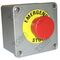 Control Station Aluminium Emergency Stop | IP65 Rated | Pre-Assembled | 1 N/C Contact | by Tobin