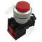 Pushbutton Raised Red | 1 Normally Open Contact | Easy Identification | by Tobin