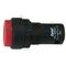 Pushbutton Monobloc Raised Red | 1 N/O & 1 N/C Contacts | Durable Design | by Tobin