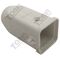 Housing 3/4 Pole Plastic Straight Hood 2 Pins | Durable Plastic | Ideal for Industrial Connections | by Tobin