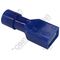 Blue Female Quick Connect Terminal | Fully Insulated | 1.5-2.5mm Wire Size | Pack of 100 | by Tobin