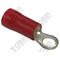 Ring Terminal Red 0.5-1.5mm | 3.7mm Stud | 19A Current Rating | Pack of 100 | by Tobin