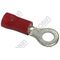 Ring Terminal Red 0.5-1.5mm | 4.2mm Stud Size | 19A Current Rating | @Pack of 100 | by Tobin