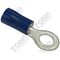 Ring Terminal Blue 1.5-2.5mm | 5mm Stud Size | Insulated Copper | Pack of 100 | by Tobin