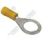 Ring Terminal Yellow 2.5-6.0mm | 12mm Stud | Insulated & Durable | @Pack of 50 | by Tobin