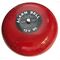 12VDC Red Warning Bell | 6 Inch Diameter | 93 dB Sound Output | IP44 Rated | by Tobin