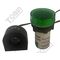 Ammeter-Voltmeter 22mm | 0-100A Current & 50-500VAC Voltage | Green Display | by Tobin