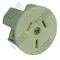 Panel Mount Unswitched Socket 10A | Durable White Finish | Compatible with 3.0mm Wiring | by Tobin