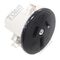 Panel Mount Unswitched Socket 15A Black | Flush Mount Design | Suitable for 1.2mm Panels | by Tobin