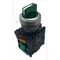 3 Position Illuminated Selector Switch | 240V LED | Green Color | 2 N/O Contacts | by Tobin