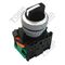 Selector Switch 3 Position Short Black | 2 N/O Contacts | Ideal for Control Circuits | by Tobin