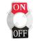 Toggle Switch On/Off Label | Durable Plastic | Clear Legend Design | Easy Installation | by Tobin