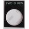 Pushbutton Legend Plate Fwd-O-Rev | Durable Plastic/Metal | Clear Marking for Control Panels | by Tobin