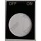 Legend Plate OFF-ON | Durable Plastic | Clear Labeling | Snap-in or Adhesive | by Tobin