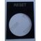 Pushbutton Legend Plate Reset | Durable Plastic | Clear Identification | by Tobin