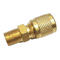Schrader Union  - 1/4Schrader  X 1/8MBSP   inclCap  & Core
