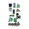 ST Terminal 1 Level Earth 10mm Twin | 1 In / 2 Out | 70A Rated | DIN Rail Mount | by Tobin