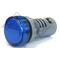 Pilot Light 22mm Hole | 30mm Mount Depth | Blue LED | 240V AC | by Tobin