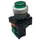 Pushbutton Ill Raised 24VAC LED Green | 1 N/O Contact | Low Power Consumption | by Tobin