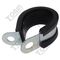 Fixing Clip 25mm Steel Clip | Black PVC Liner | Secure Conduit Fixing | by Tobin