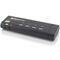 4-Port Slimline USB VGA Desktop KVM Switch | Includes Cables | Up to 1920x1440 Resolution | by SERVEREDGE