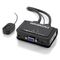 2-Port USB VGA KVM Switch with Audio & Remote | Compact Design | Easy Setup | by SERVEREDGE