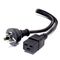 1m Aus 3 Pin Mains Plug to IEC C19 | 15A Current Rating | Durable Cable Construction | by SERVEREDGE