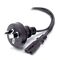 0.5m Aus 2 Pin Mains Plug to IEC C7 | Australian Standard | Male to Female Connector | by SERVEREDGE