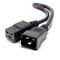 1m IEC C19 to IEC C20 Power Extension Cable | 250V Voltage Rating | 16A Current Rating | Durable Construction | by SERVEREDGE