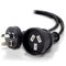 20m Aus 3 Pin Mains Power Extension | Heavy Duty Black Cable | Male to Female Configuration | by SERVEREDGE