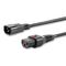 IEC LOCK 0.5m IEC C13 to C14 Power Extension Cable | Patented Locking Mechanism | SAA Approved | by SERVEREDGE