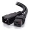 IEC LOCK 1m IEC C19 to C20 Power Extension Cord | Secure Locking Mechanism | High Current Applications | by SERVEREDGE
