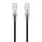 5m Black Ultra Slim Cat6 Network Cable | 28AWG | 50u Gold Plated Connectors | Flexible Design | by SERVEREDGE