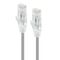 5m Grey Ultra Slim Cat6 Network Cable | 28AWG | 50u Gold Plated Connectors | Flexible Design | by SERVEREDGE
