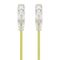 5m Yellow Ultra Slim Cat6 Network Cable | 28AWG | 50u Gold Plated Connectors | Flexible Design | by SERVEREDGE