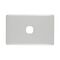 1 Gang Wall Plate | Clipsal Compatible | Durable White Finish | Easy Installation | by SERVEREDGE