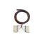 Serveredge LC Pigtail OM3 | 2 Meter Length | 6 Fibers | High Bandwidth Performance | by SERVEREDGE