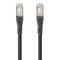 10m Black 10G Shielded CAT6A LSZH Network Cable | 500 MHz Bandwidth | Gold Plated RJ45 Connectors | by SERVEREDGE